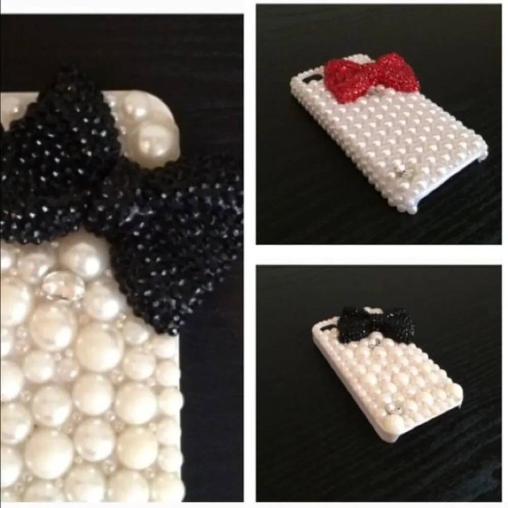 Pearl bow iPhone 4/4s Cases bundle